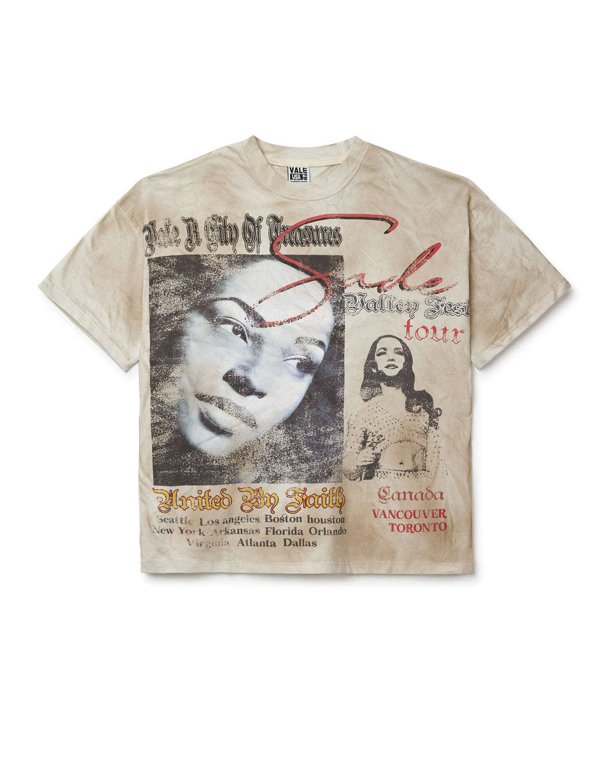 VALLEY TOUR CREME TEE
