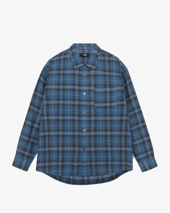 Stüssy - Men's Beach Plaid Shirt - (Blue)