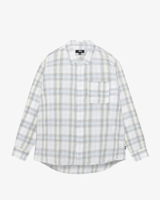 Stüssy - Men's Beach Plaid Shirt - (Off White)