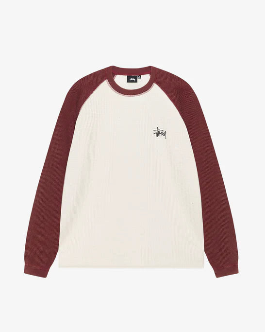 Stüssy - Men's Basic Stüssy Thermal 2 Tone - (Off White)