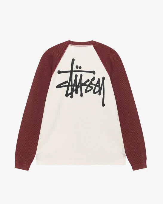 Stüssy - Men's Basic Stüssy Thermal 2 Tone - (Off White)