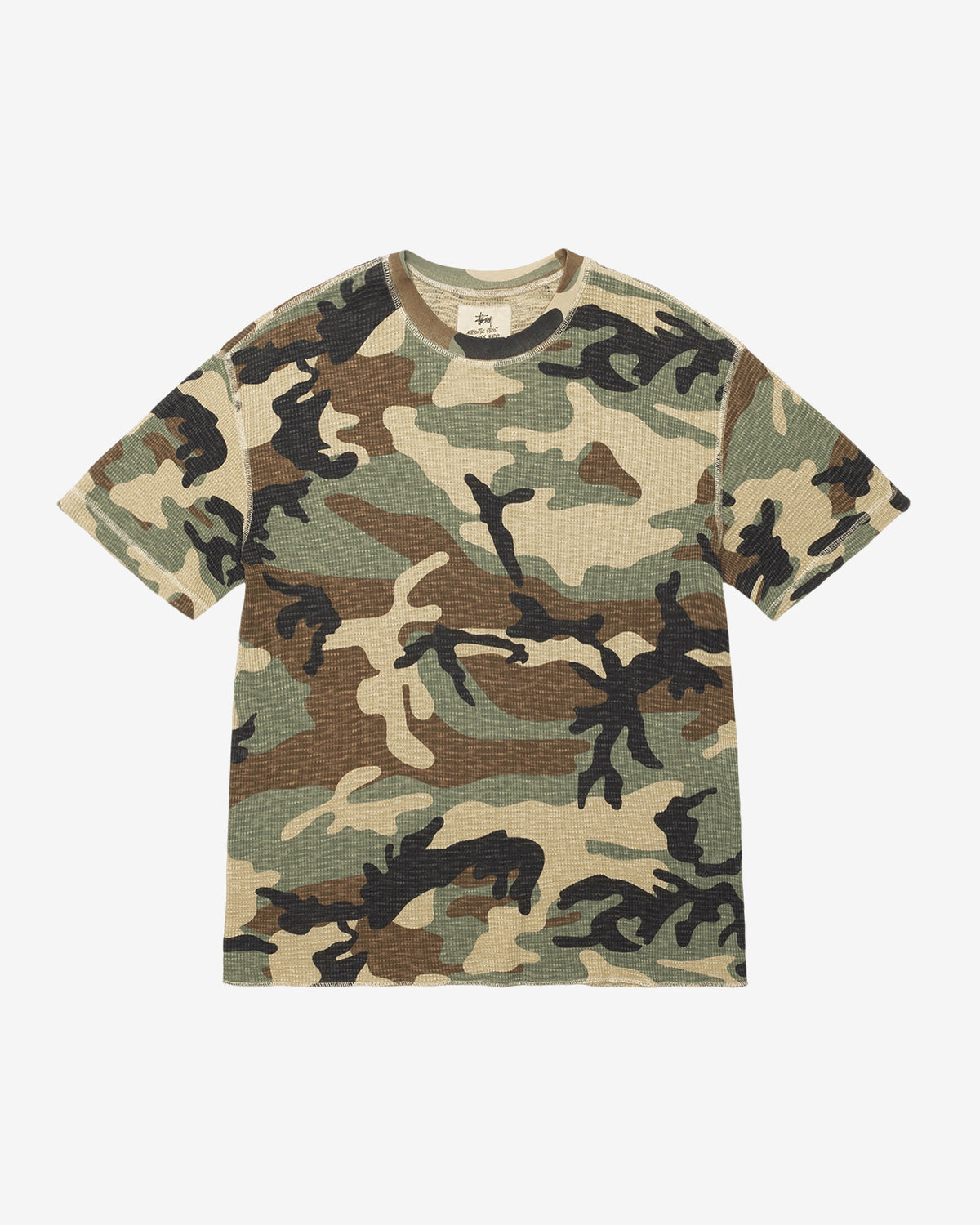Stüssy - Men's Pigment Dyed Short Sleeve Thermal - (Camo)