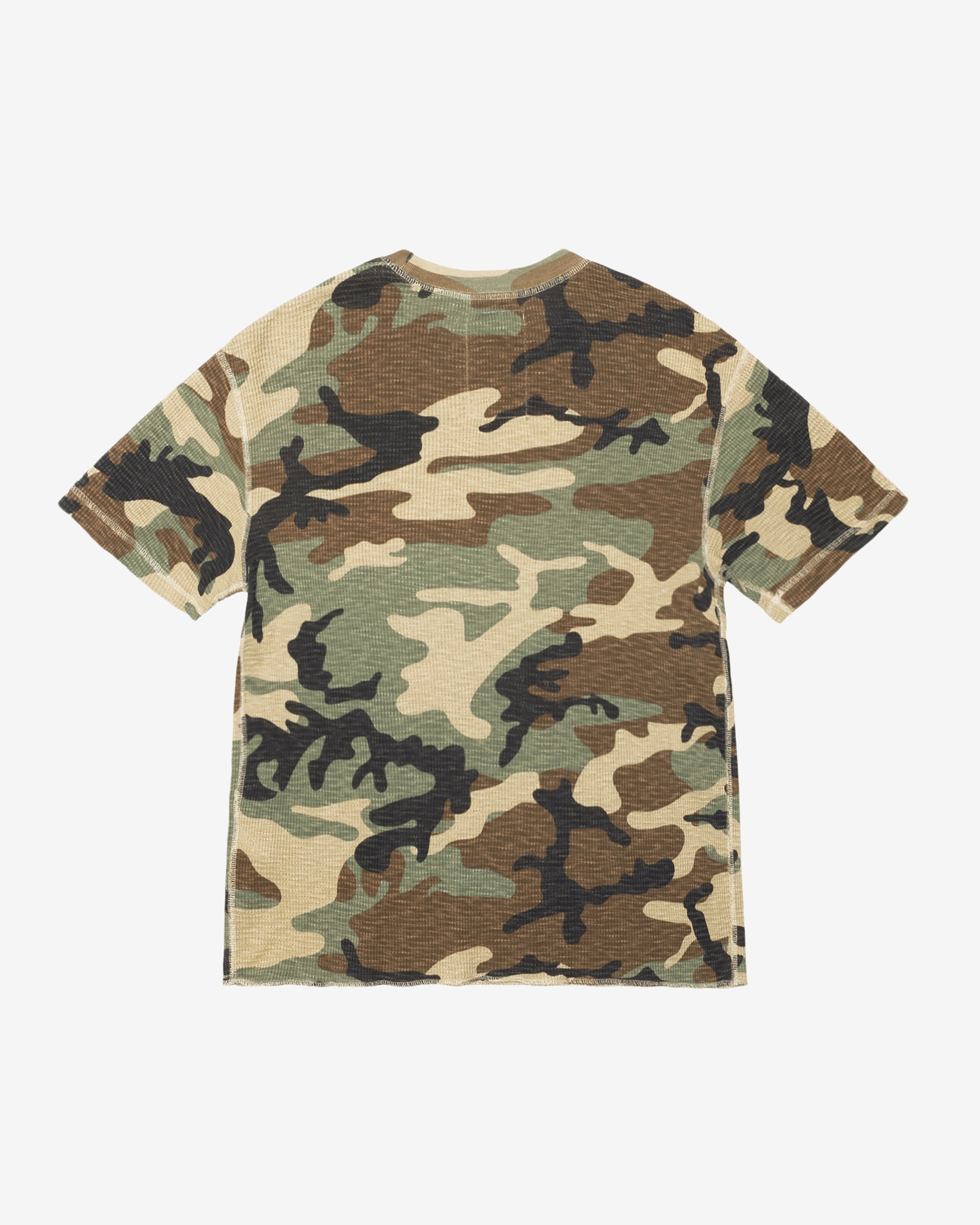 Stüssy - Men's Pigment Dyed Short Sleeve Thermal - (Camo)
