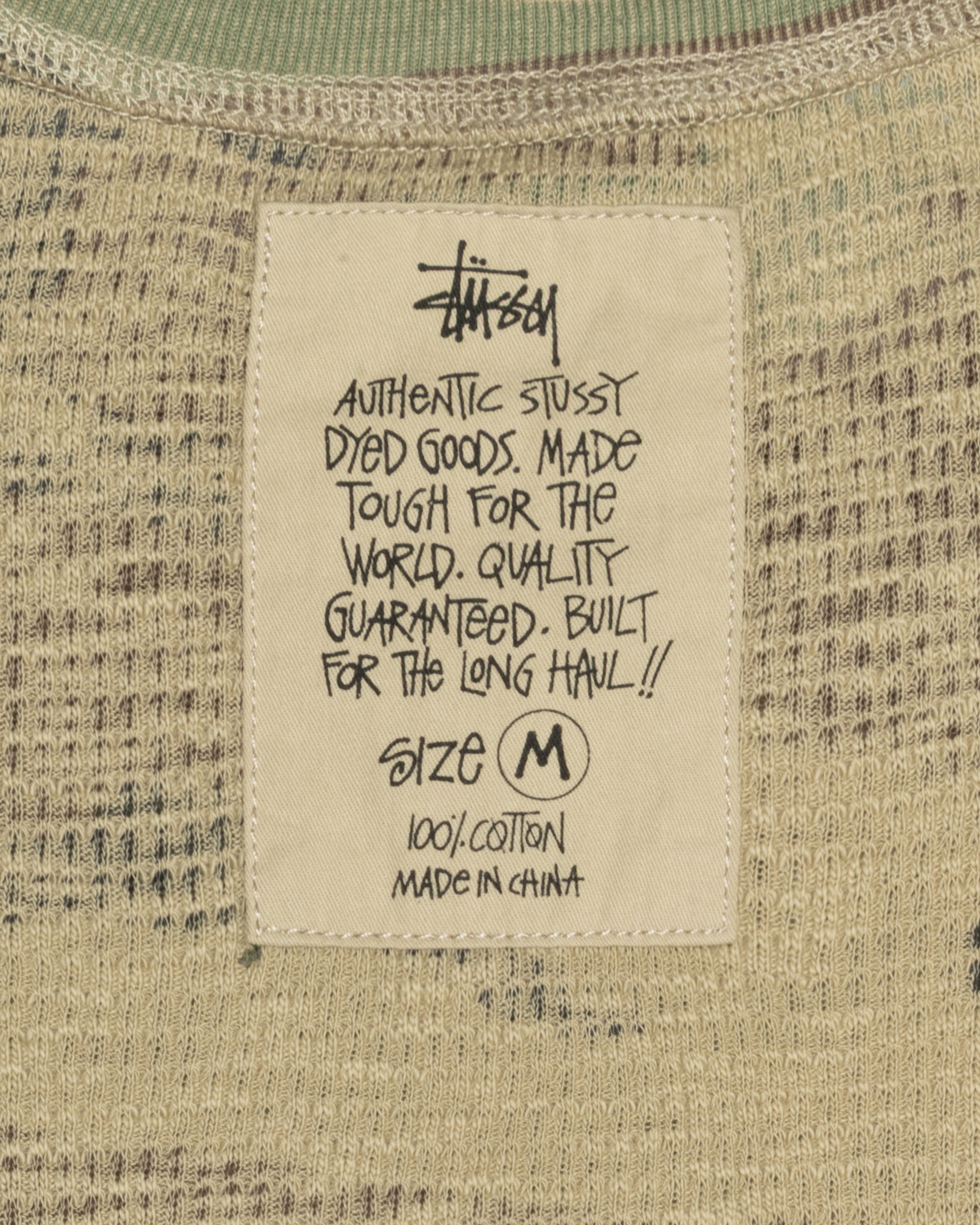 Stüssy - Men's Pigment Dyed Short Sleeve Thermal - (Camo)