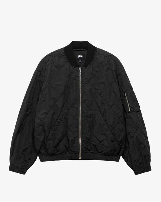 Stüssy - Men's Lightweight Cotton Bomber - (Black)