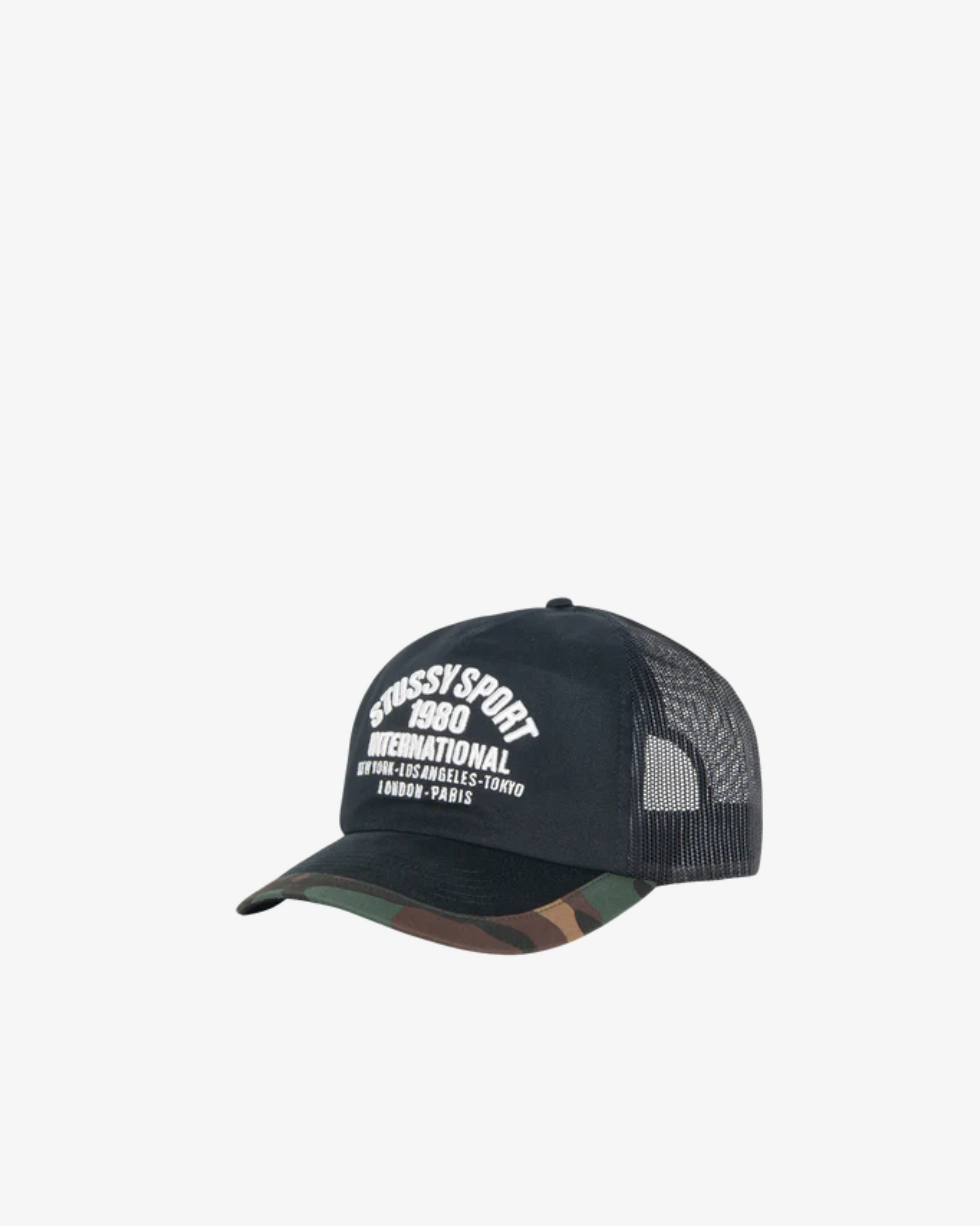 Stüssy - Men's Trucker International Cap - (Black)
