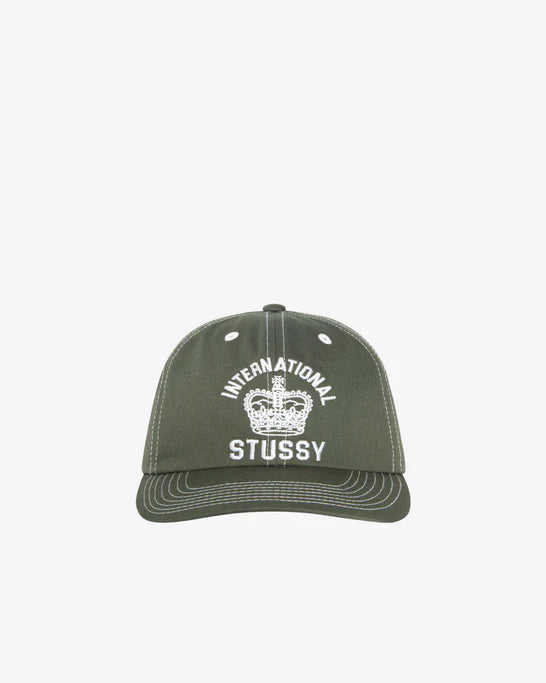 Stüssy - Mid Depth International Crown Strapback - (Dark Olive)