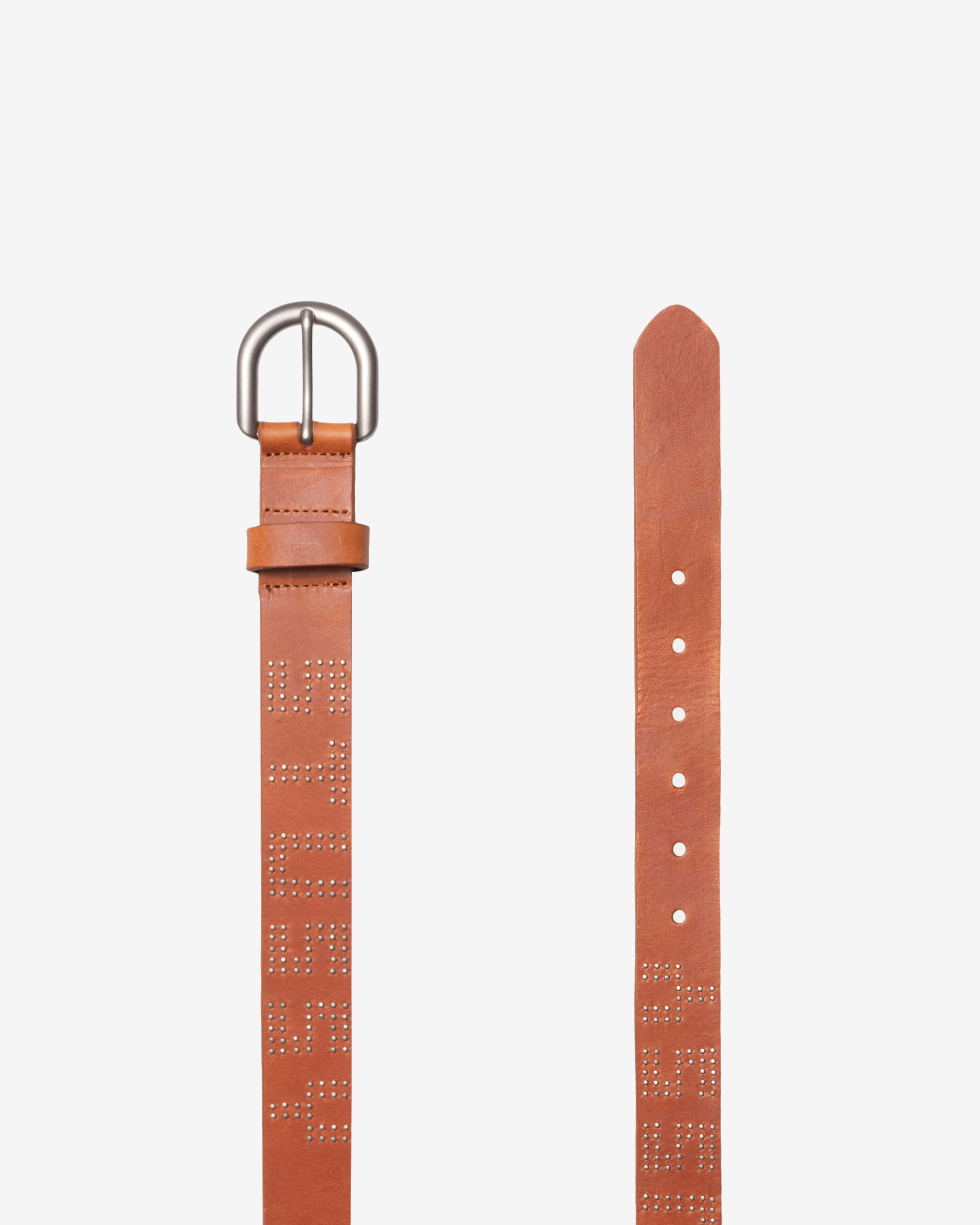 Stüssy - Men's Stud Letter Belt - (Tan)
