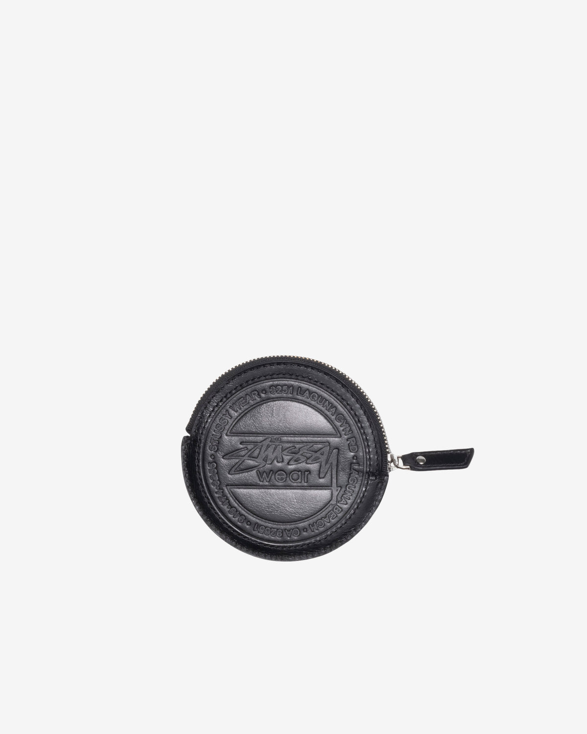 Stüssy - Men's Surf Dot Leather Pouch - (Black)