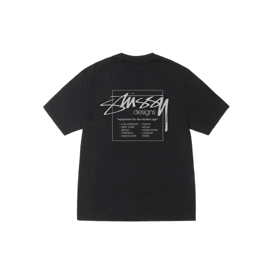 Stussy - Men's Modern Age Pig. Dyed Tee - (Black)