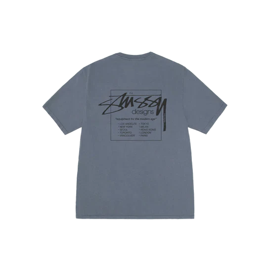 Stüssy - Men's Modern Age Pig. Dyed Tee - (Navy)