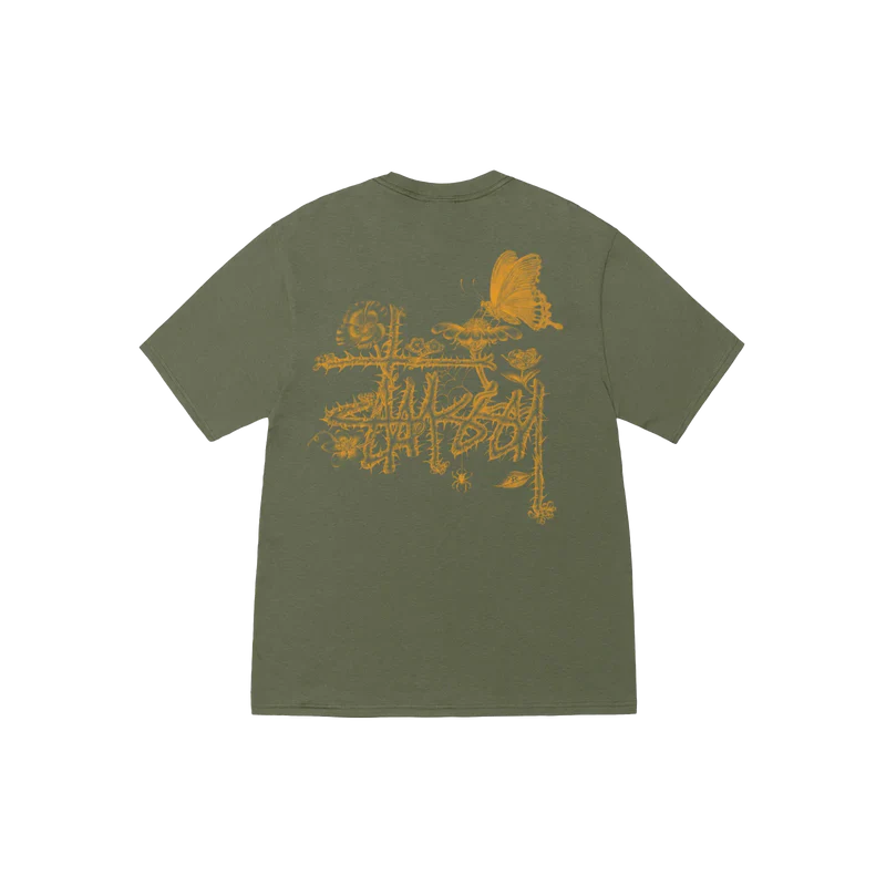 Stüssy - Men's In Bloom Tee - (Olive)