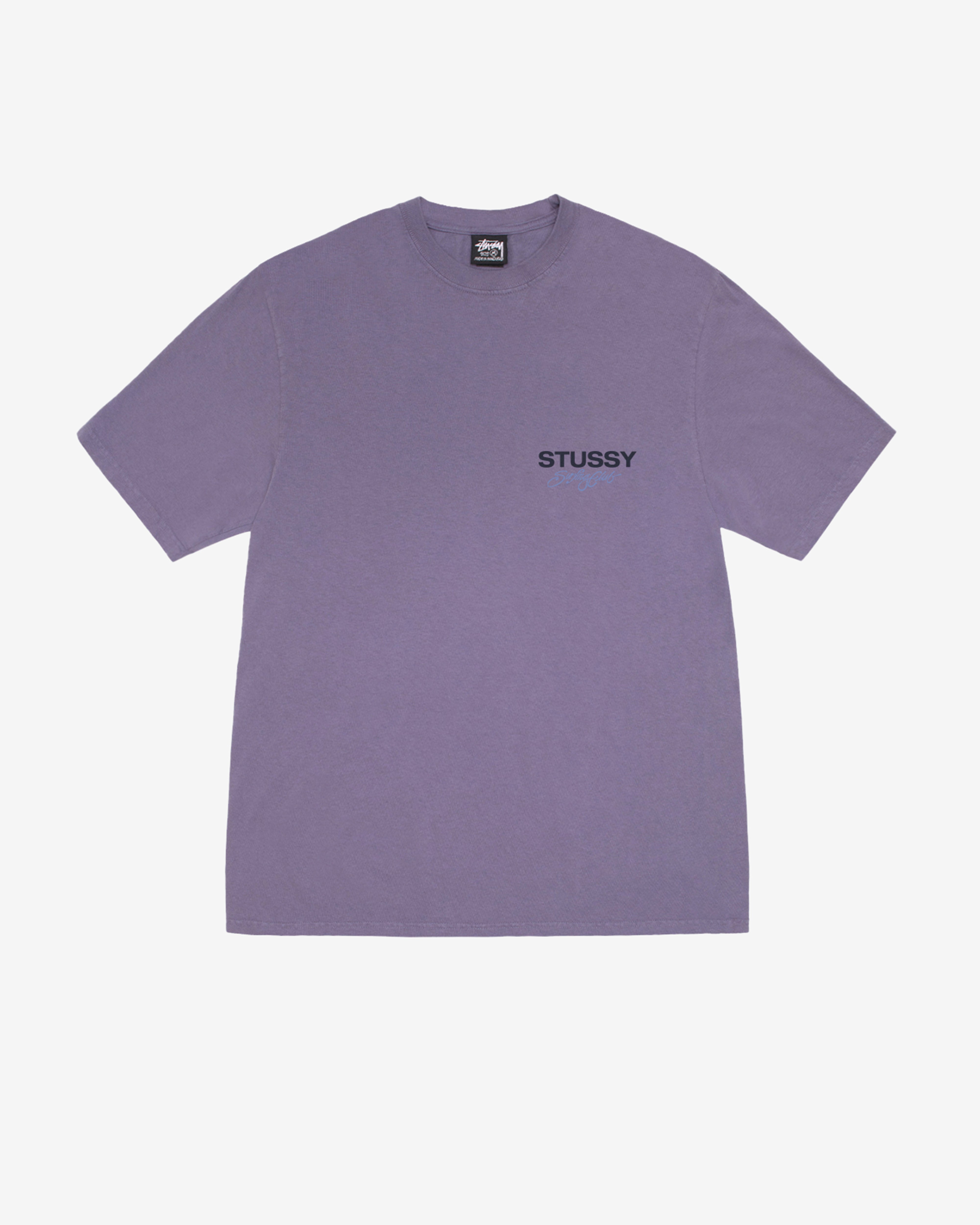Stüssy - Men's Surf Club Pigment Dyed T-Shirt - (Grape)