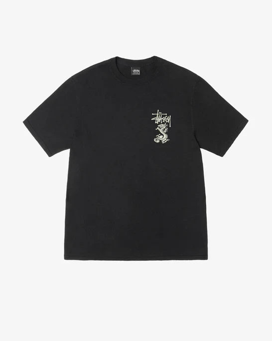 Stüssy - Double Dragon Pigment Dyed T-Shirt - (Black)