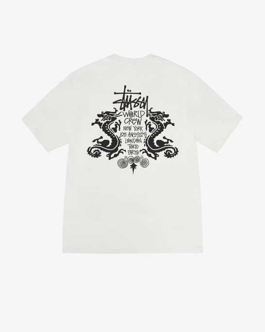 Stüssy - Double Dragon Pigment Dyed T-Shirt - (Natural)