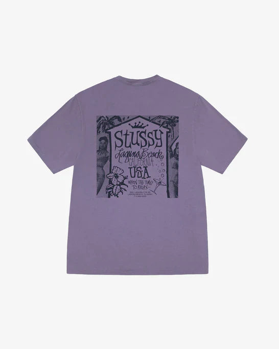 Stüssy - Men's Beach House Pigment Dyed T-Shirt - (Grape)