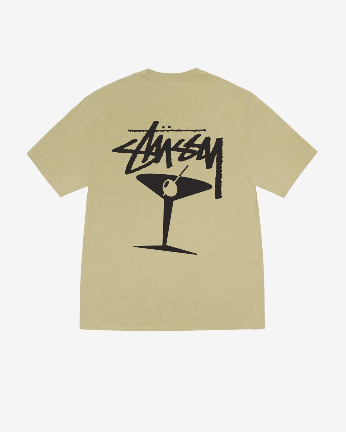 Stüssy - Martini Pigment Dyed T-Shirt - (Elm)