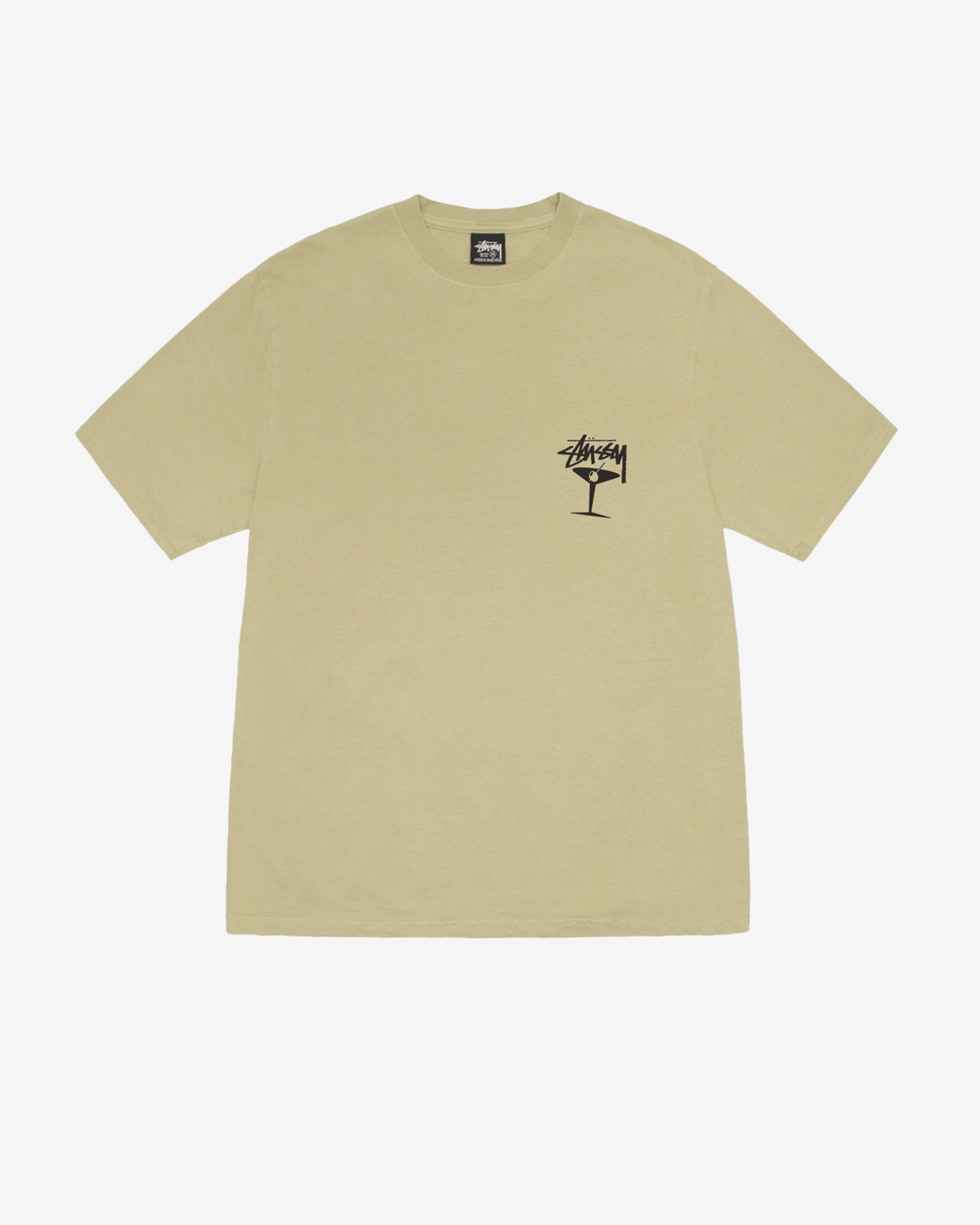 Stüssy - Martini Pigment Dyed T-Shirt - (Elm)