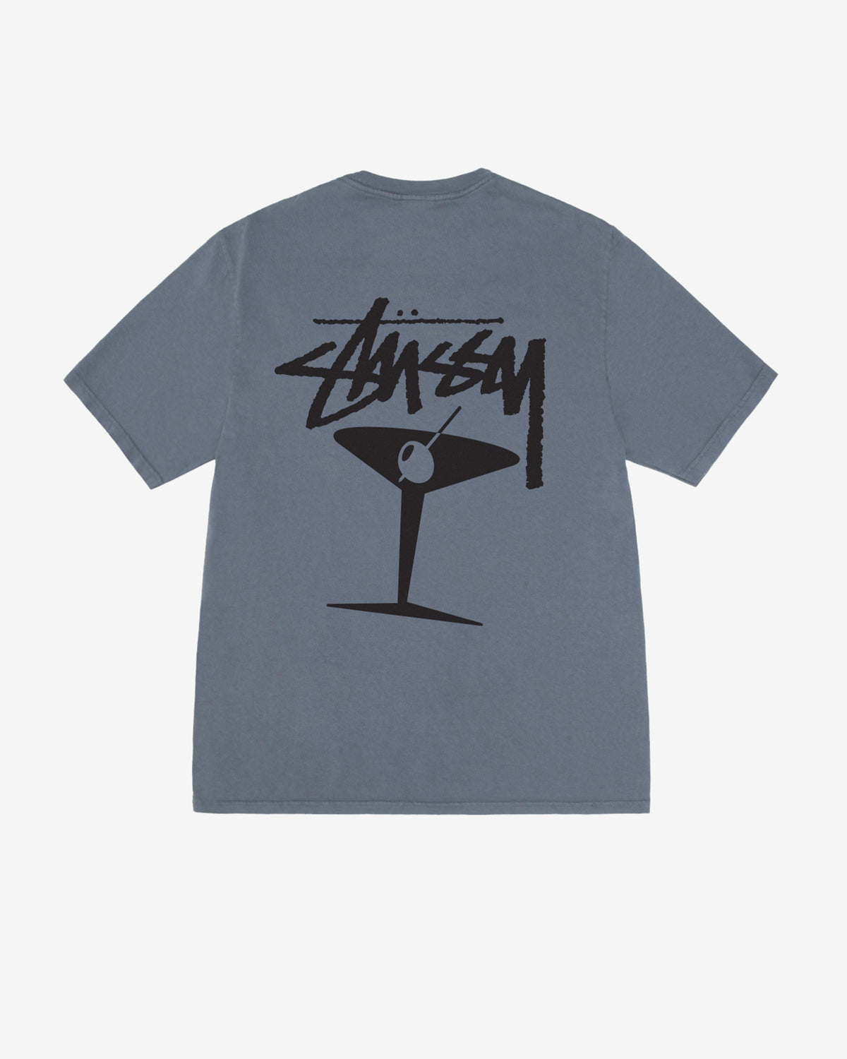 Stüssy - Martini Pigment Dyed T-Shirt - (Navy)