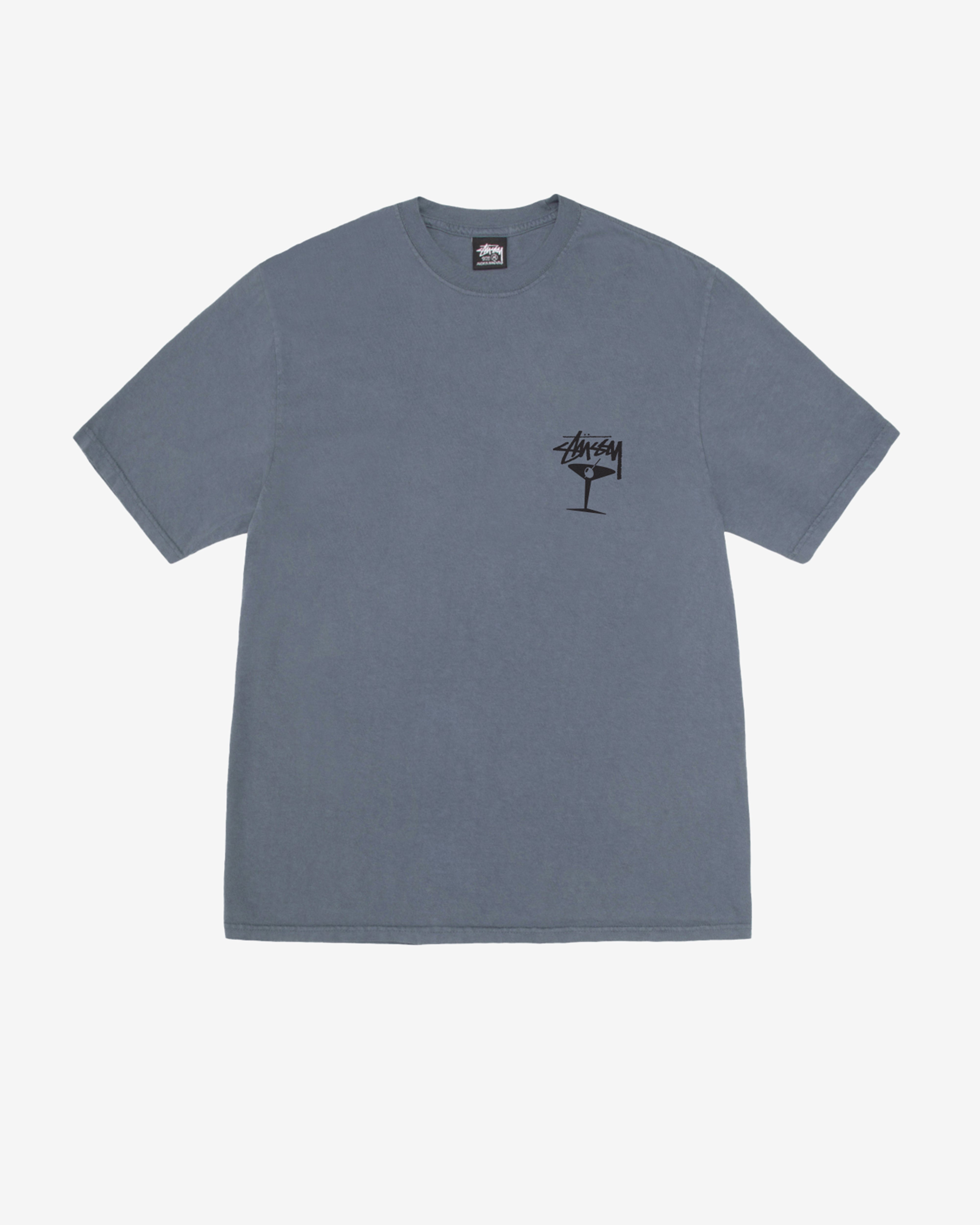 Stüssy - Martini Pigment Dyed T-Shirt - (Navy)