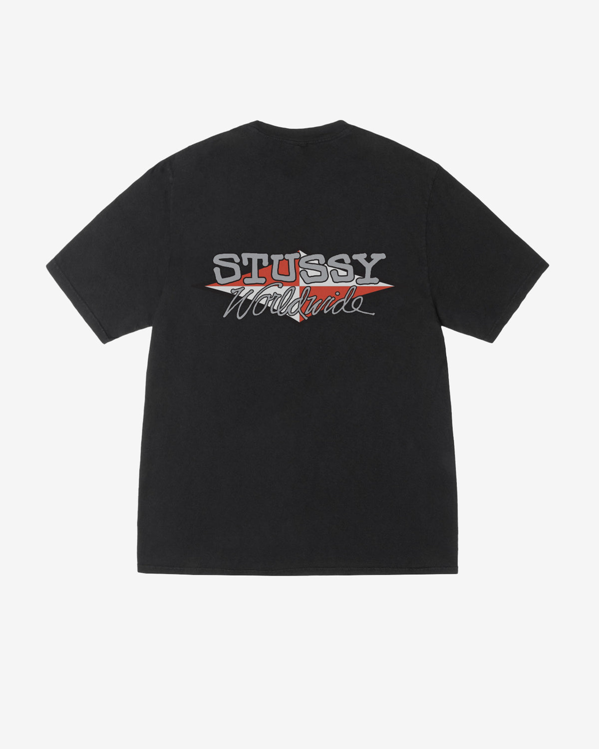 Stüssy - Worldwide Diamond Pigment Dyed T-Shirt - (Black)