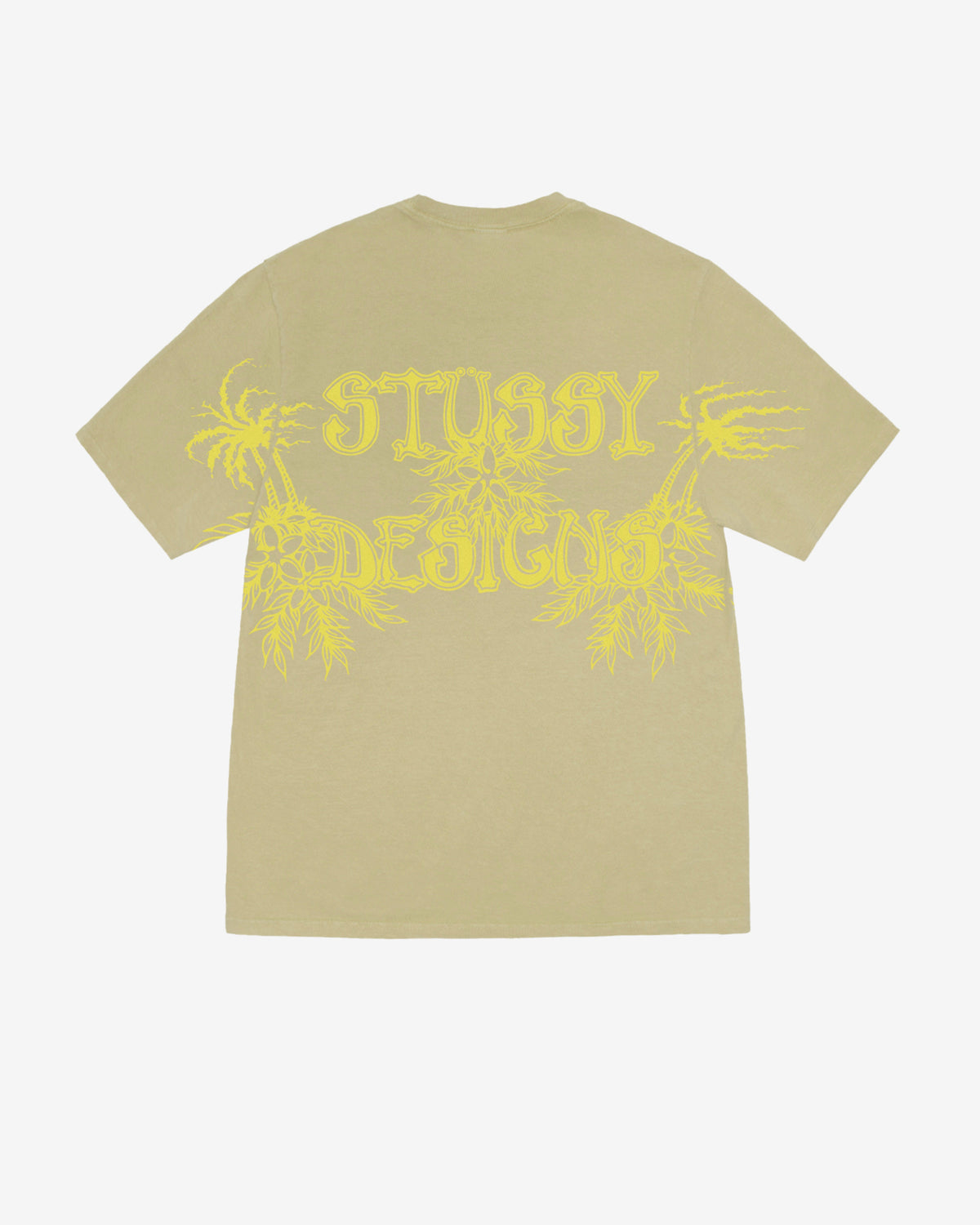 Stüssy - Wes Palms Pigment Dyed T-Shirt - (Elm)