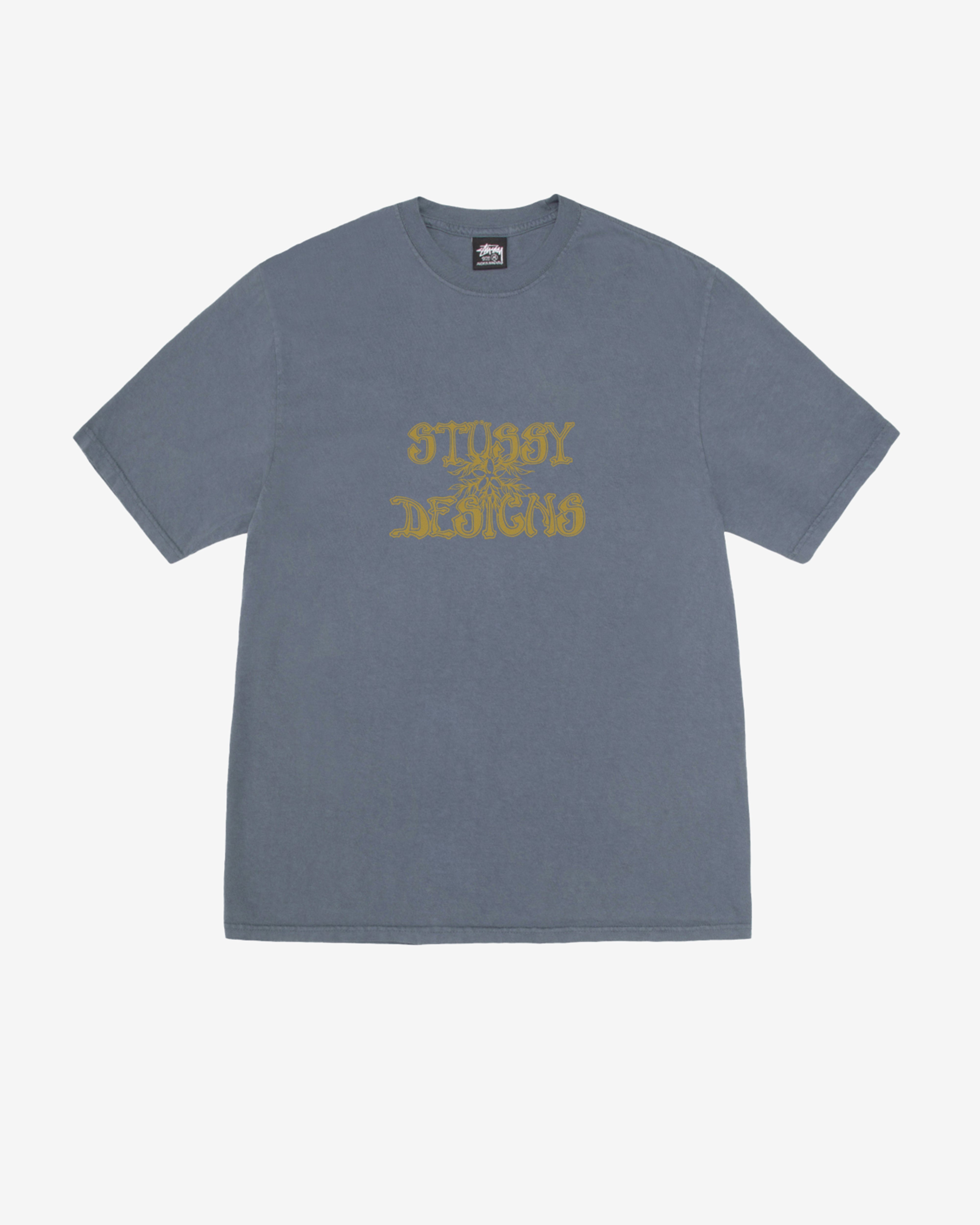 Stüssy - Wes Palms Pigment Dyed T-Shirt - (Navy)