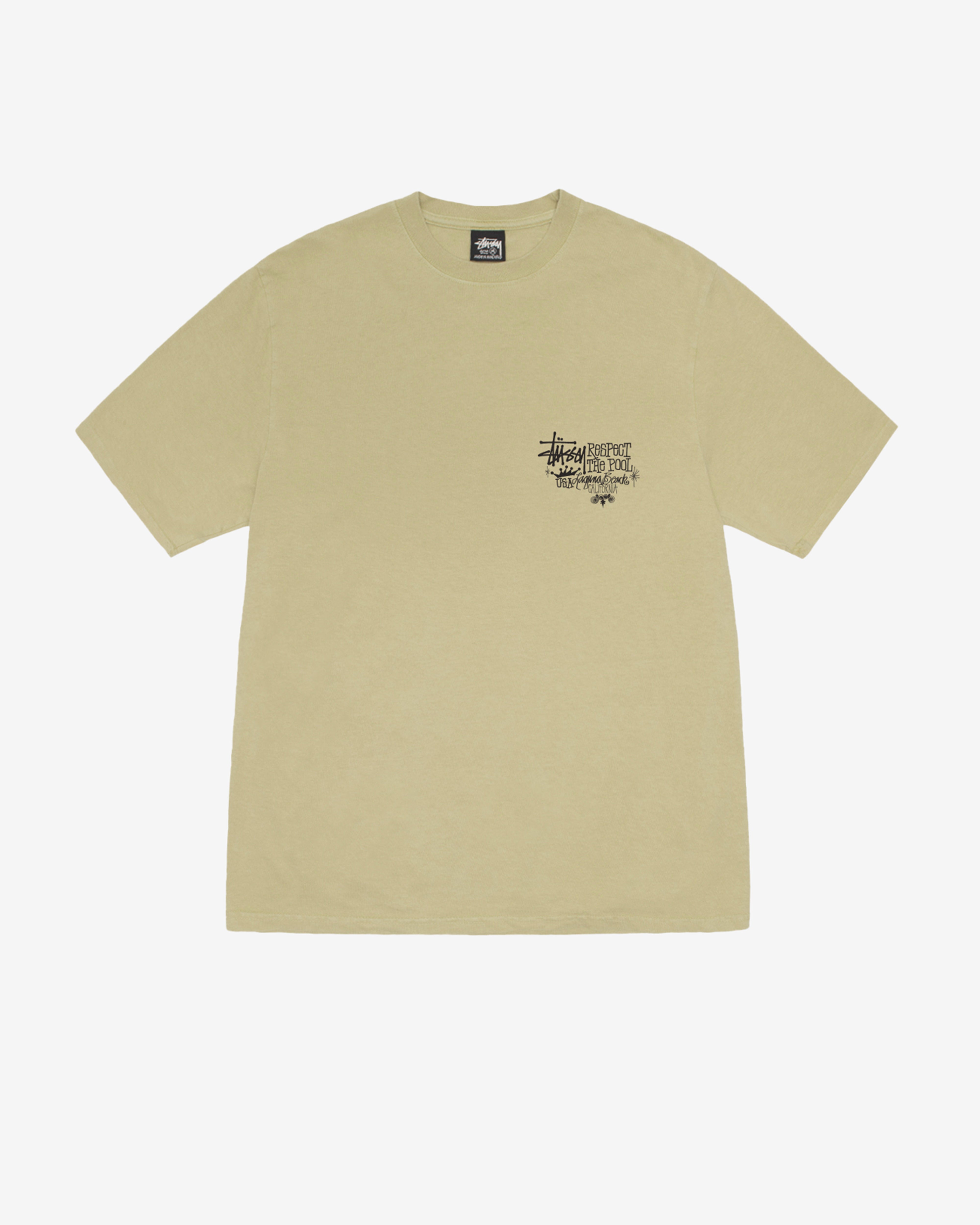 Stüssy - Respect The Pool Pigment Dyed T-Shirt - (Elm)