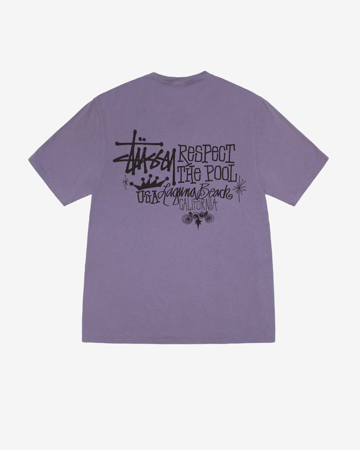 Stüssy - Respect The Pool Pigment Dyed T-Shirt - (Grape)