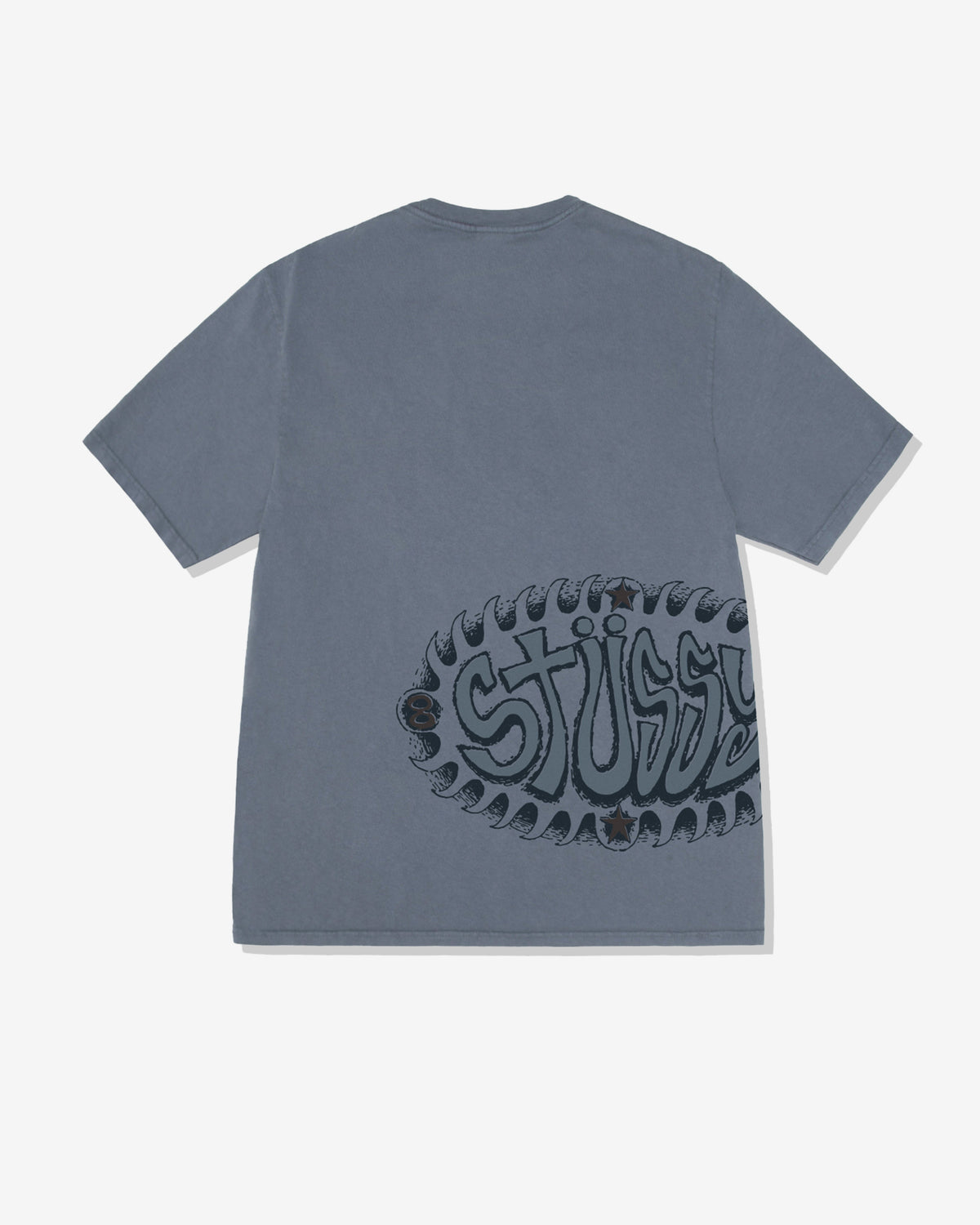 Stüssy - Men's Wave Oval Pigment Dyed T-Shirt - (Navy)