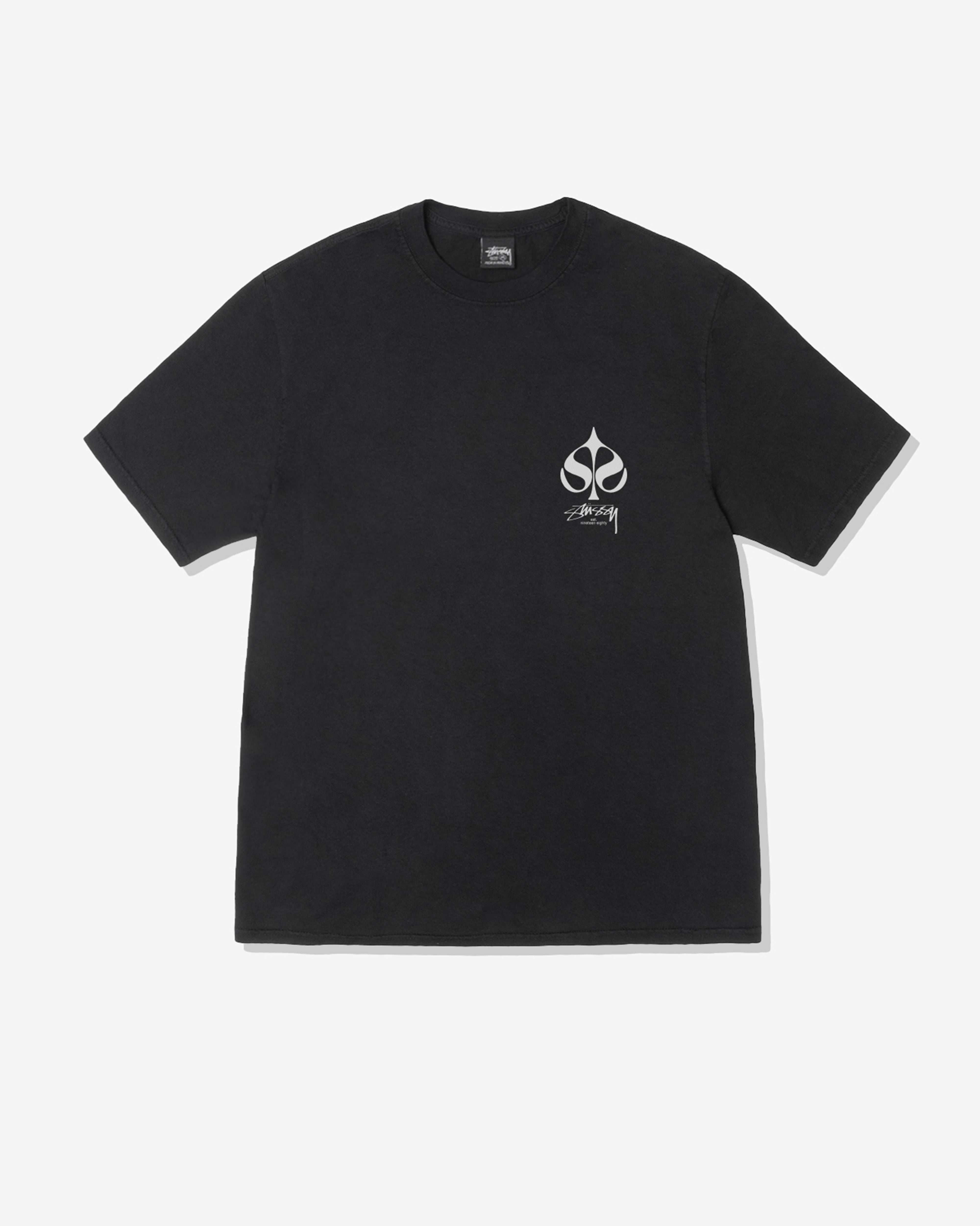 Stüssy - Men's Spade Pigment Dyed T-Shirt - (Black)