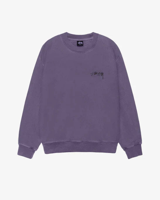 Stüssy - Modern Age Pigment Dyed Crew - (Grape)