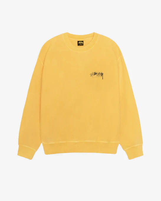 Stüssy - Modern Age Pigment Dyed Crew - (Yellow)