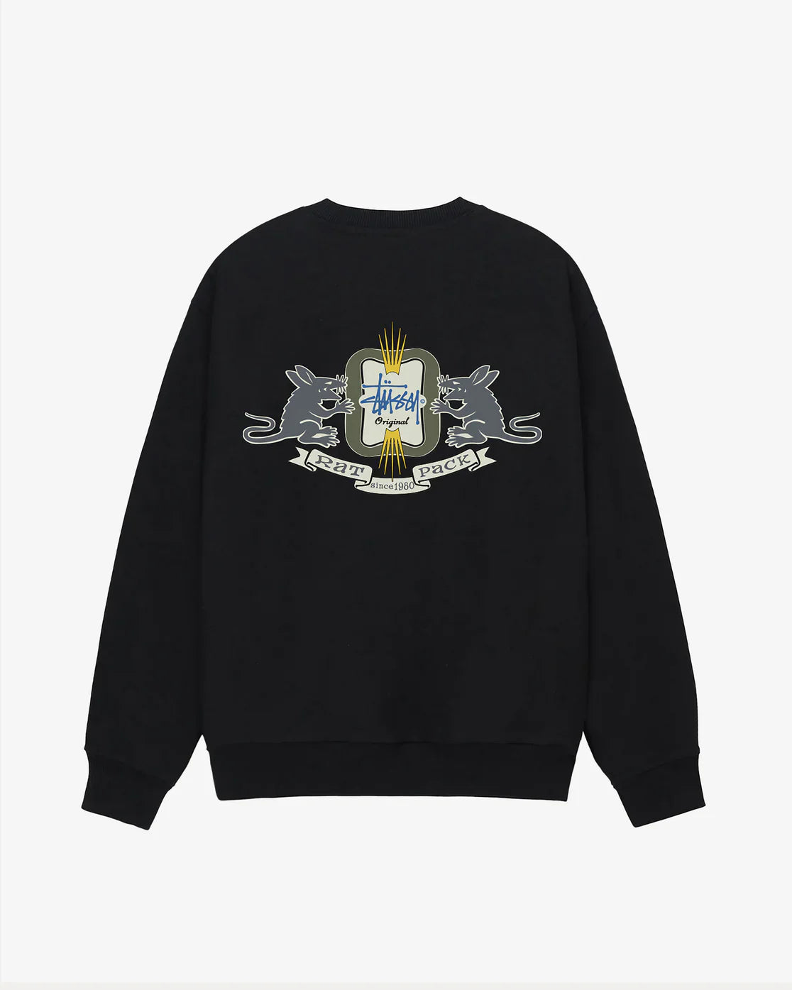 Stüssy - Men's Homebrew Crew - (Black)