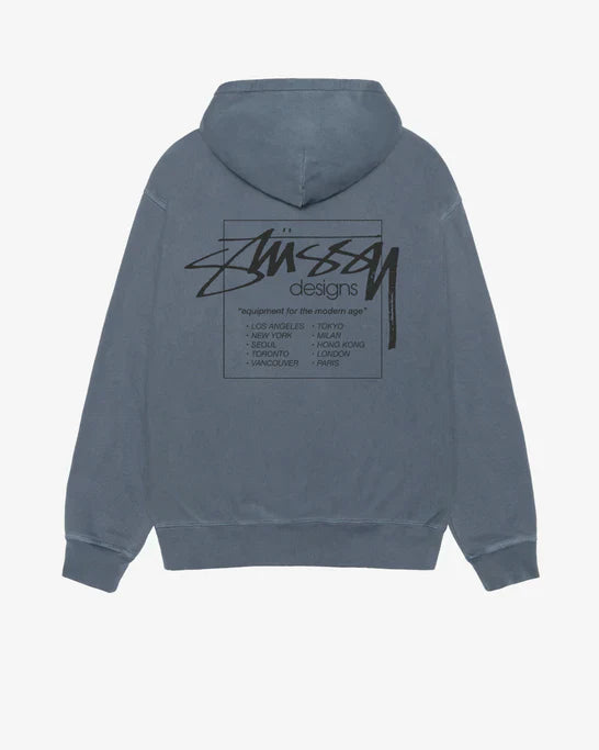 Stüssy - Modern Age Pigment Dyed Hood - (Navy)