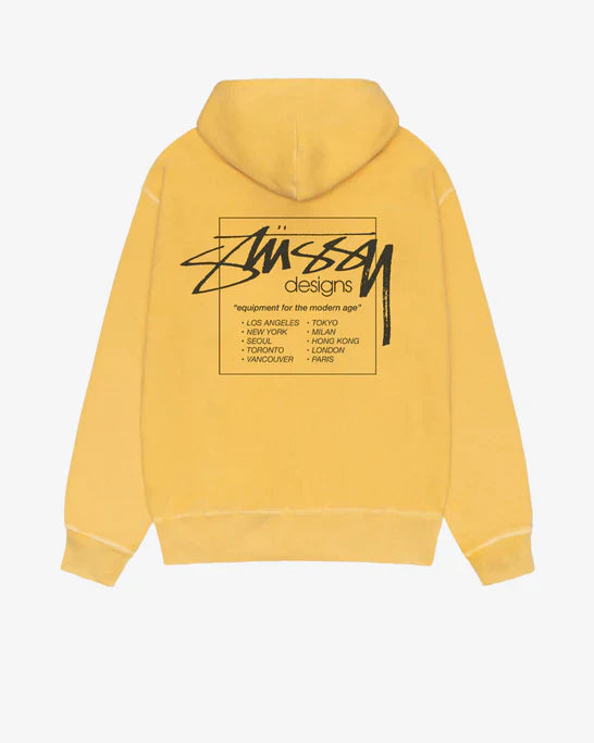 Stüssy - Modern Age Pigment Dyed Hood - (Yellow)