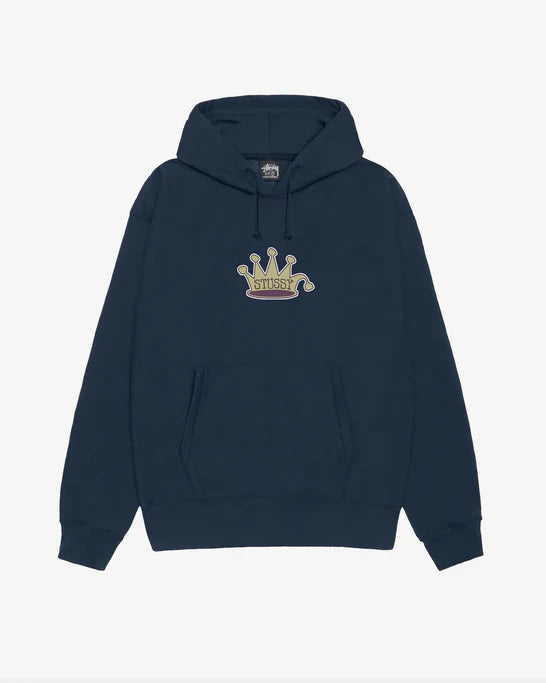 Stüssy - Men's King Crown Hood - (Navy)