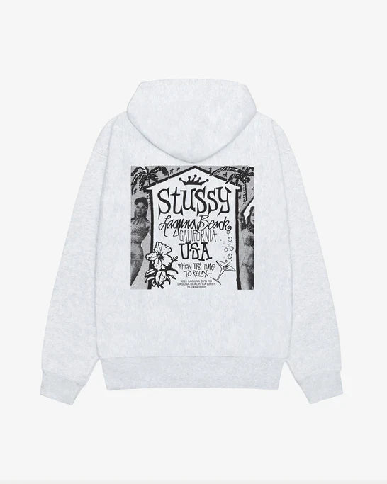Stüssy - Men's Beach House Hoodie - (Ash Heather)