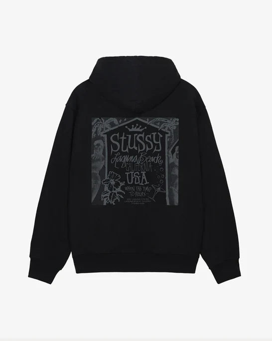 Stüssy - Men's Beach House Hoodie - (Black)
