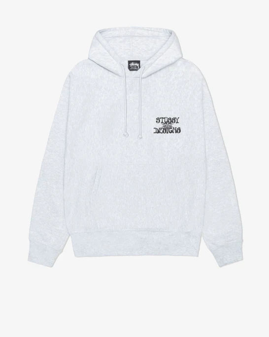 Stüssy - Men's Wes Palms Hood - (Ash Heather)