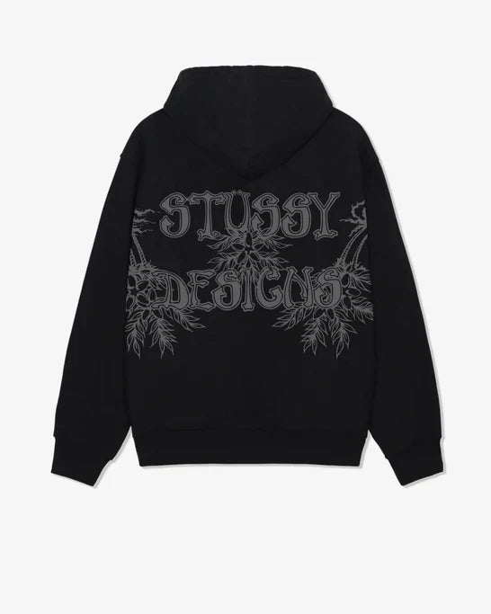 Stüssy - Men's Wes Palms Hood - (Black)