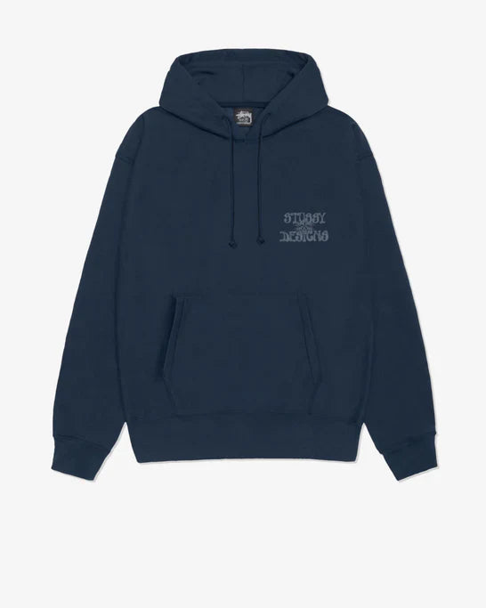 Stüssy - Men's Wes Palms Hood - (Navy)
