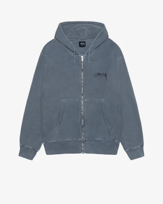 Stüssy - Modern Age Pigment Dyed Zip Hood - (Navy)