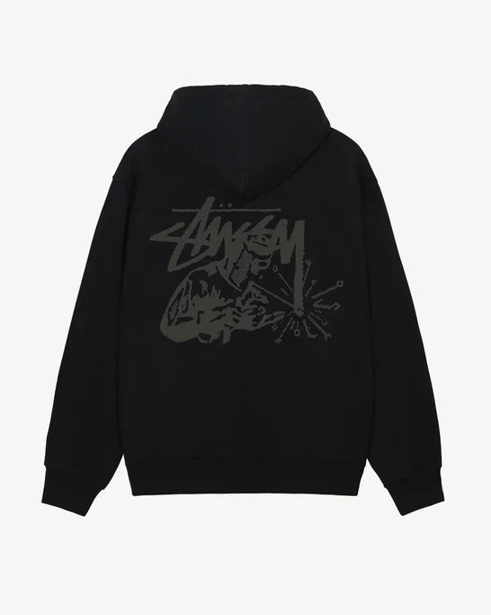 Stüssy - Men's Welder Zip Hood - (Black)