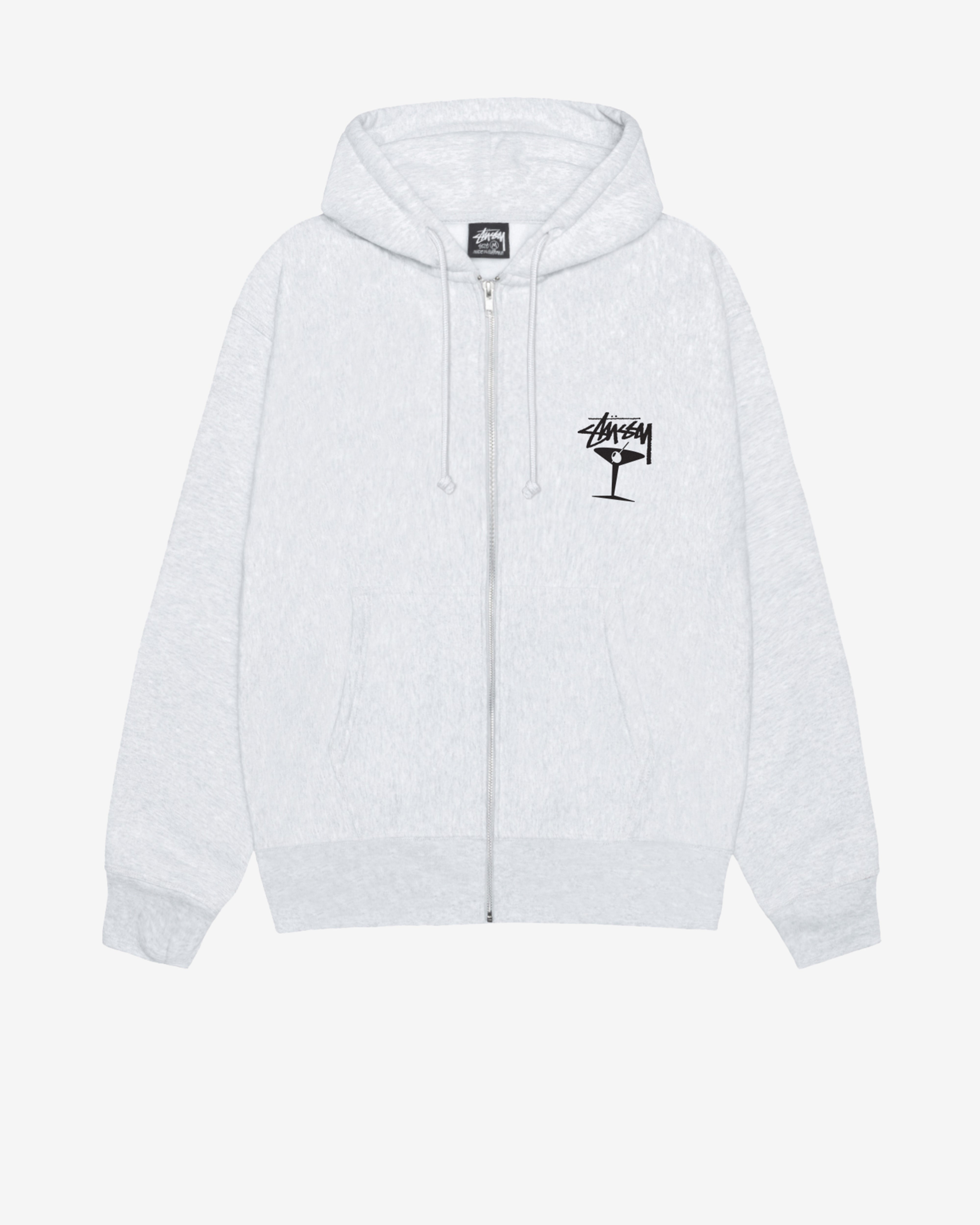 Stüssy - Martini Zip Hood - (Ash Heather)