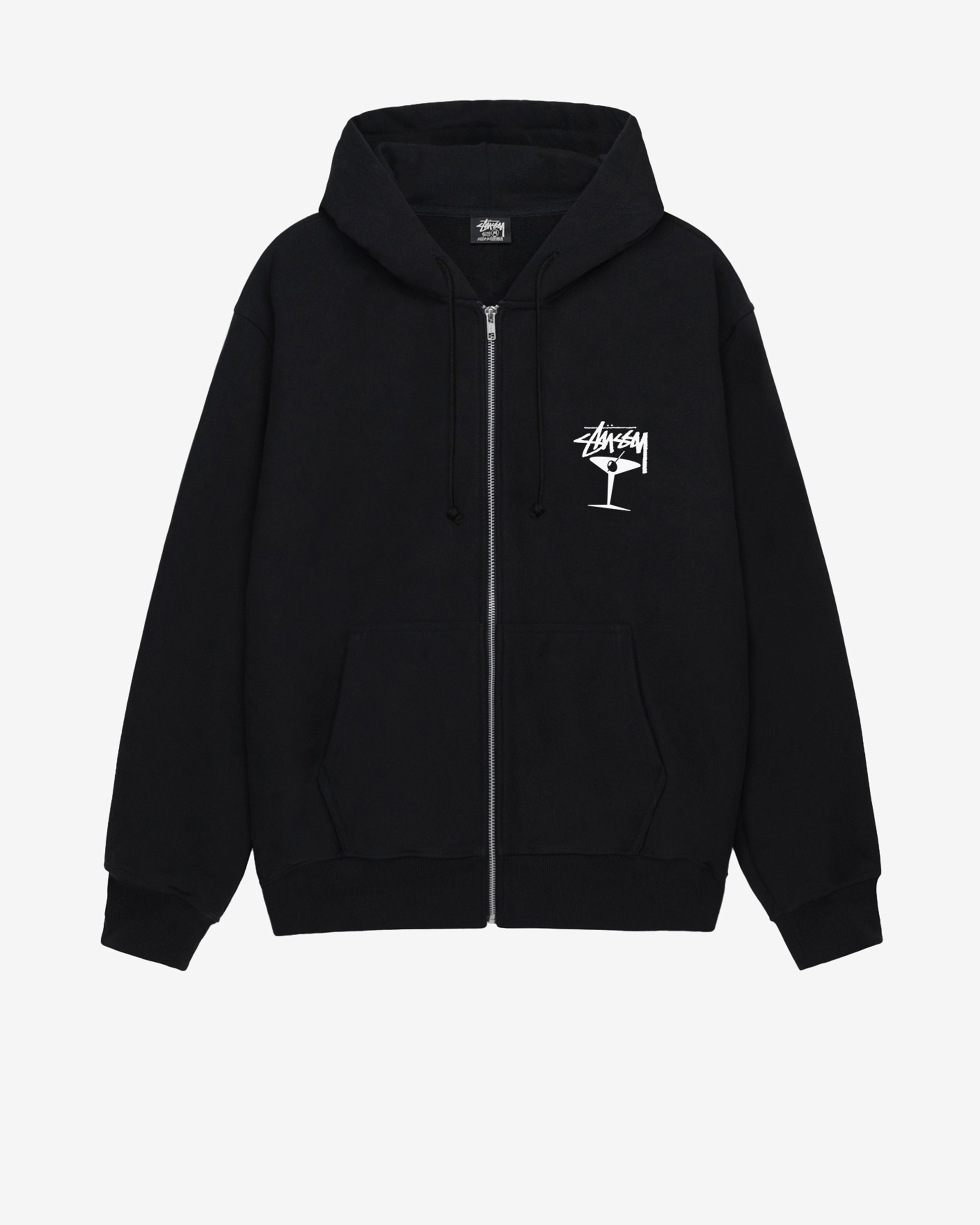 Stüssy - Martini Zip Hood - (Black)