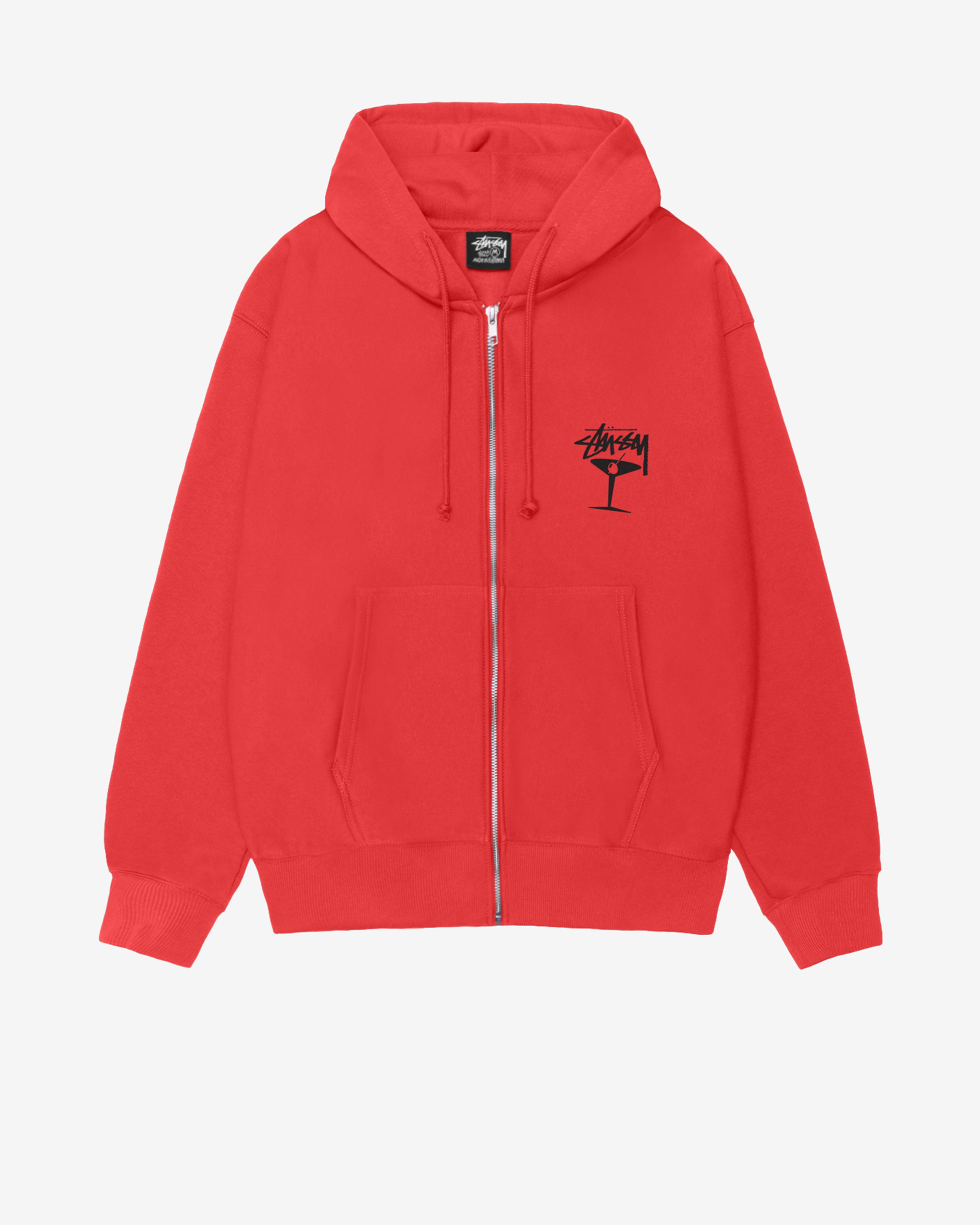 Stüssy - Martini Zip Hood - (Cayenne)