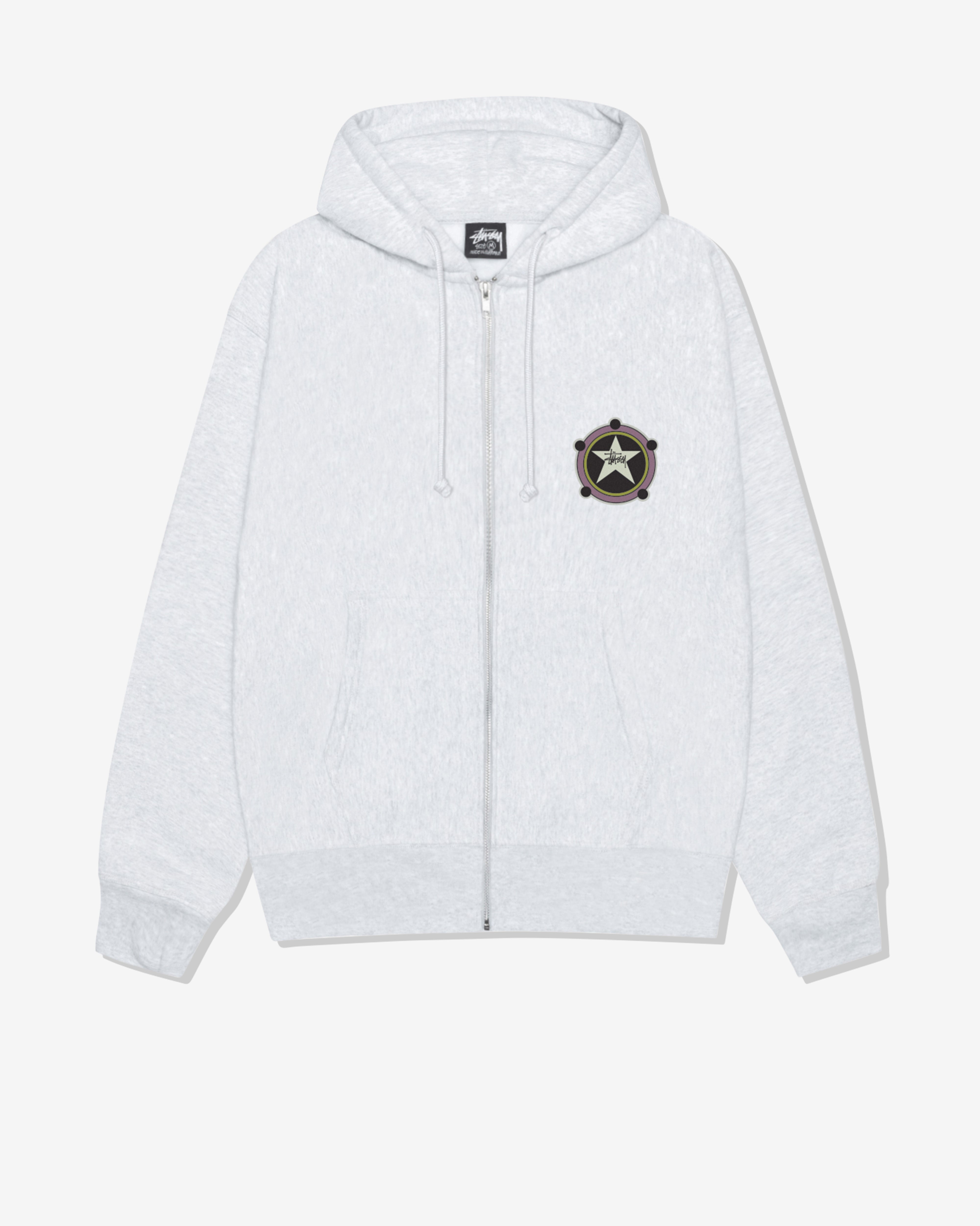 Stüssy - Men's Ranger Zip hoodie- (Ash Heather)