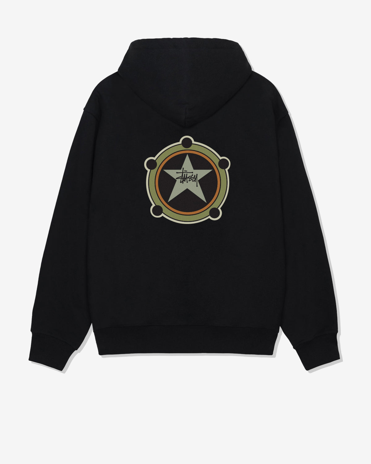 Stüssy - Men's Ranger Zip Hoodie - (Black)