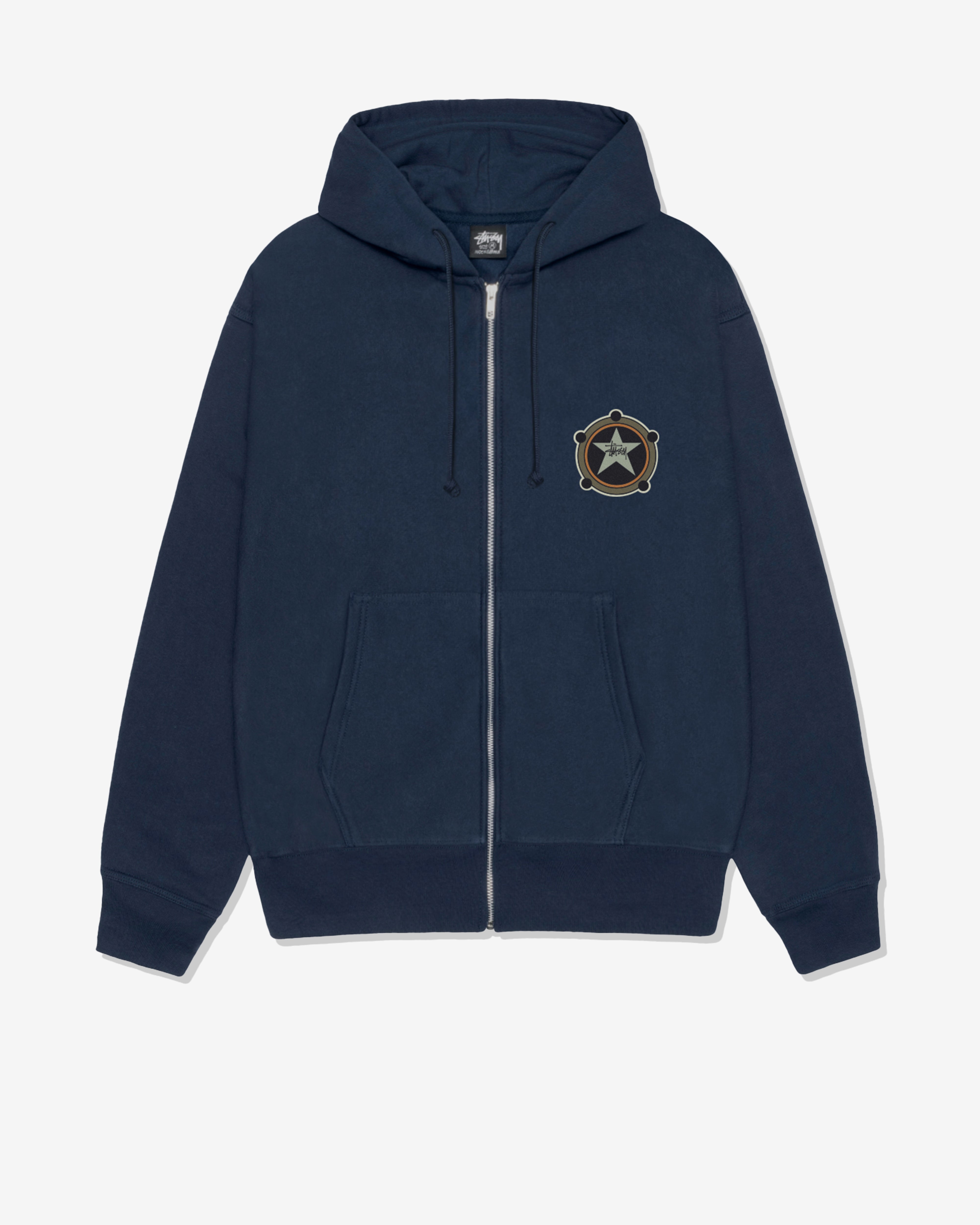 Stüssy - Men's Ranger Zip Hoodie - (Navy)